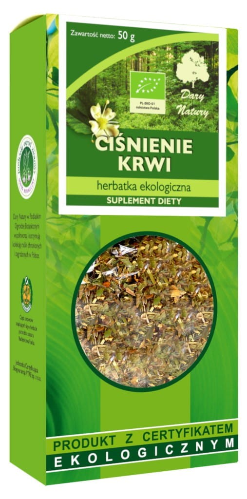 Herbatka Ciśnienie Krwi BIO 50g - Dary Natury