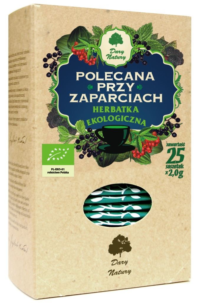 Herbatka Polecana Przy Zaparciach BIO 50g - Dary Natury