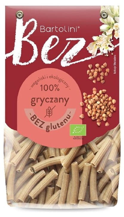 Makaron Gryczany Rurka bezglutenowy BIO 250g - Bartolini