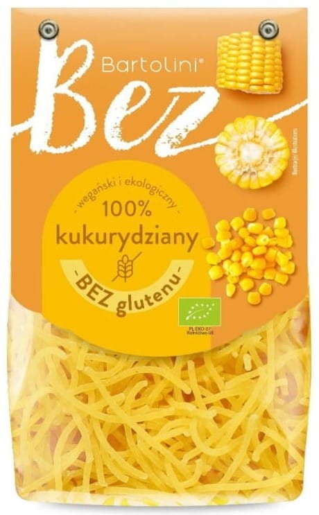 Makaron Kukurydziany Krajanka Filini bezglutenowy BIO 250g - Bartolini