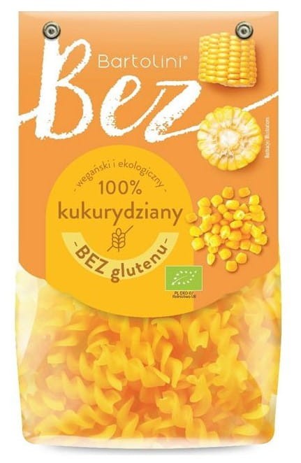 Makaron Kukurydziany Świder bezglutenowy BIO 250g - Bartolini