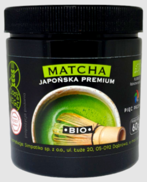 Matcha Japońska Premium BIO 60g - Pięć Przemian