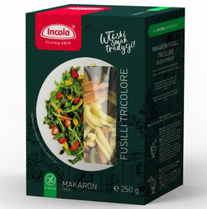 Makaron Fusilli Tricolore bezglutenowy 250g - Incola