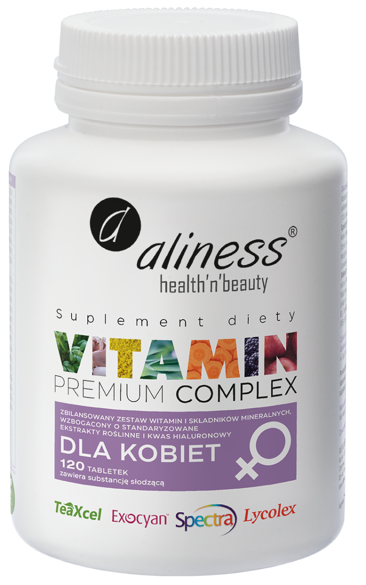 Premium Vitamin Complex Dla Kobiet 120 Tabletek - Aliness