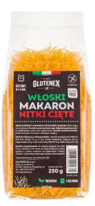 Makaron Włoski Nitki Cięte Kukurydziany bezglutenowy 250g - Glutenex