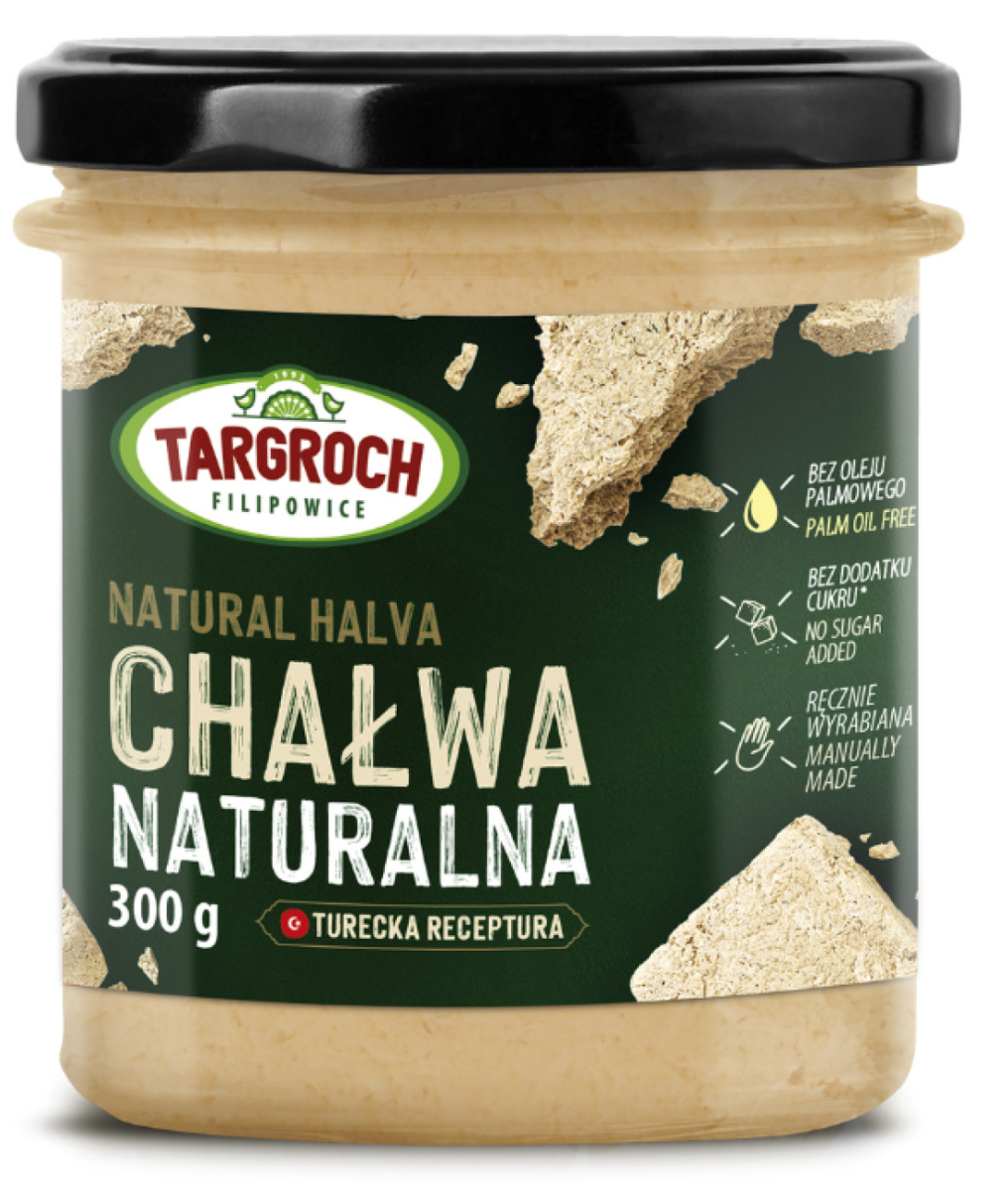 Chałwa Naturalna bez dodatku cukru 300g - Targroch