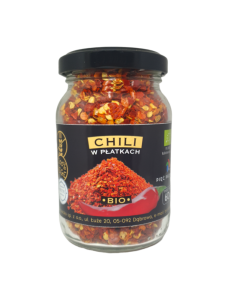 Chilli Płatki bezglutenowe BIO 60g - Pięć Przemian