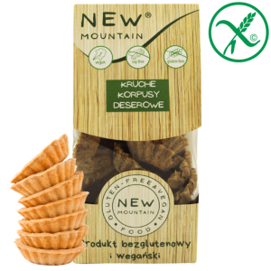 Kruche Korpusy Deserowe Wegańskie bezglutenowe 200g - New Mountain