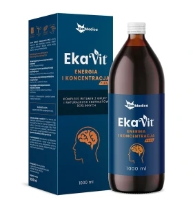 Ekavit Sok Energia i Koncentracja Plus 1l - Ekamedica