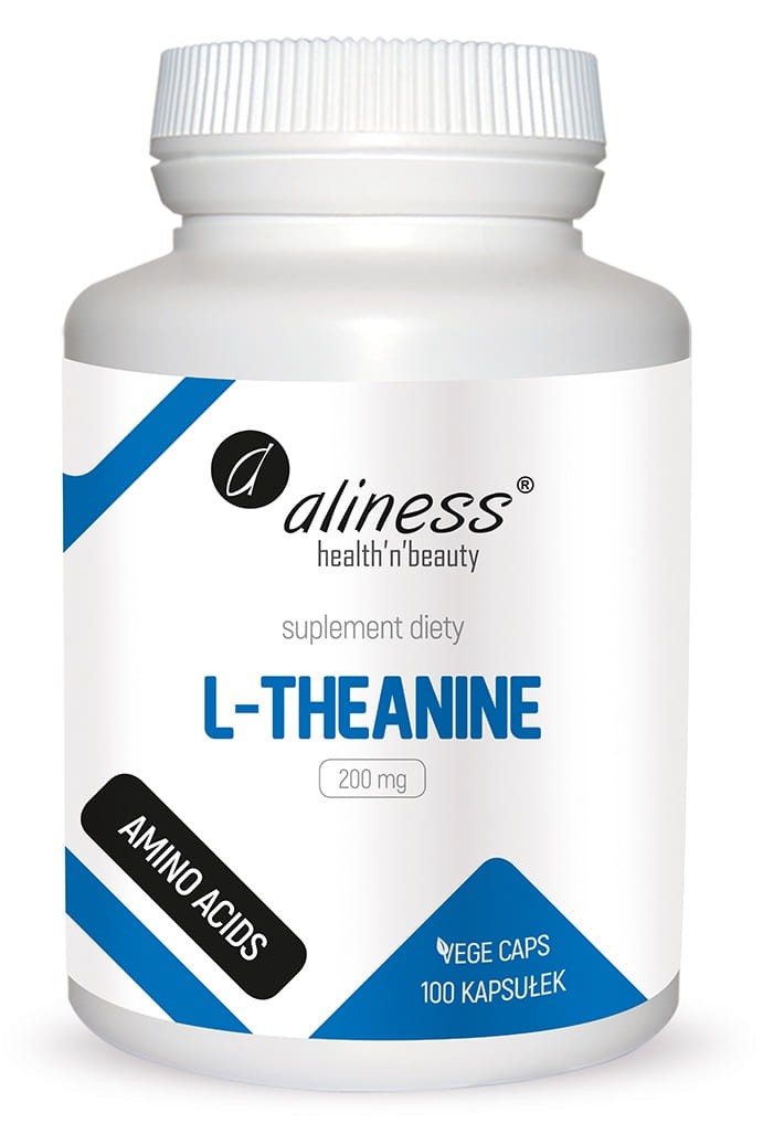 L-Theanine 200mg 100 kapsułek - Aliness