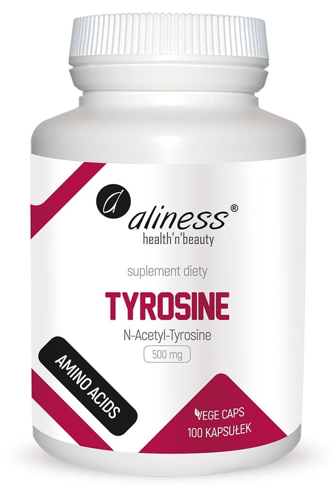 N-Acetylo-Tyrosine 500mg 100 kapsułek - Aliness