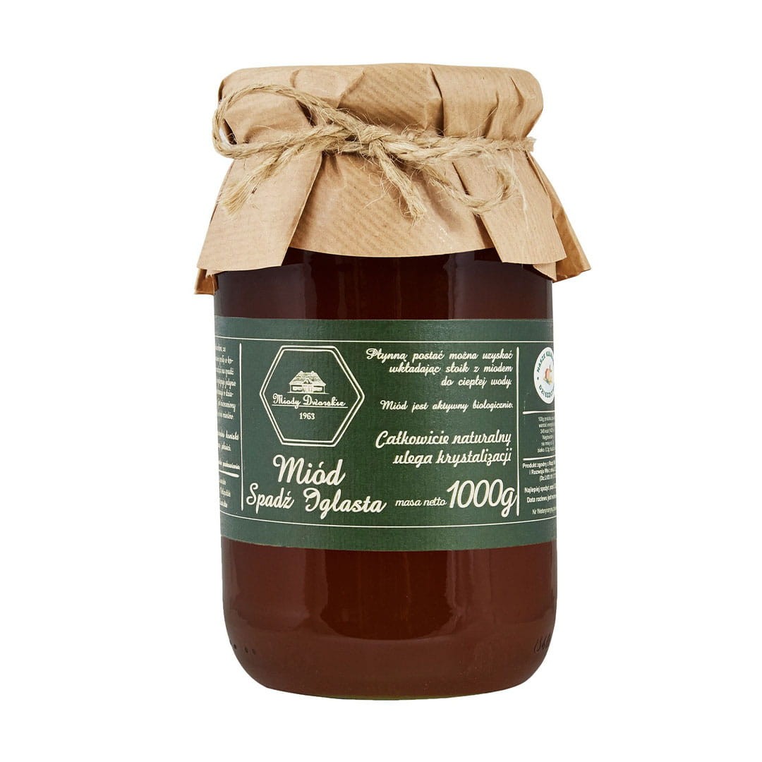 Miód Spadziowy ze Spadzi Iglastej 1kg - Miody Dworskie