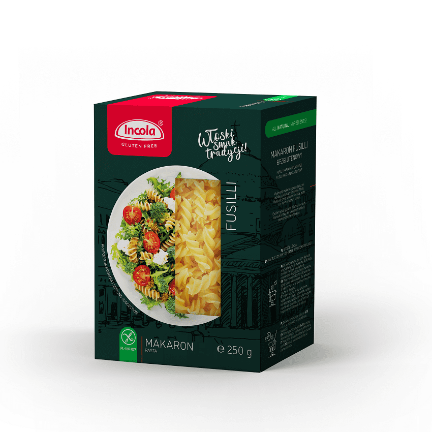 Makaron Fusilli bezglutenowy 250g - Incola
