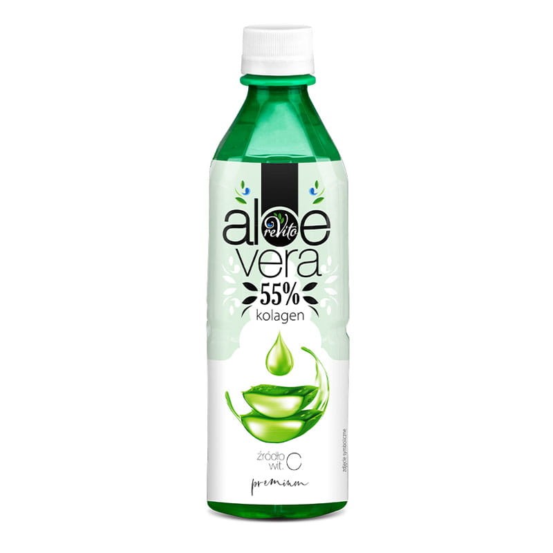 Napój Aloesowy Aloe Vera Kolagen i Witamina C 500ml - ReVito