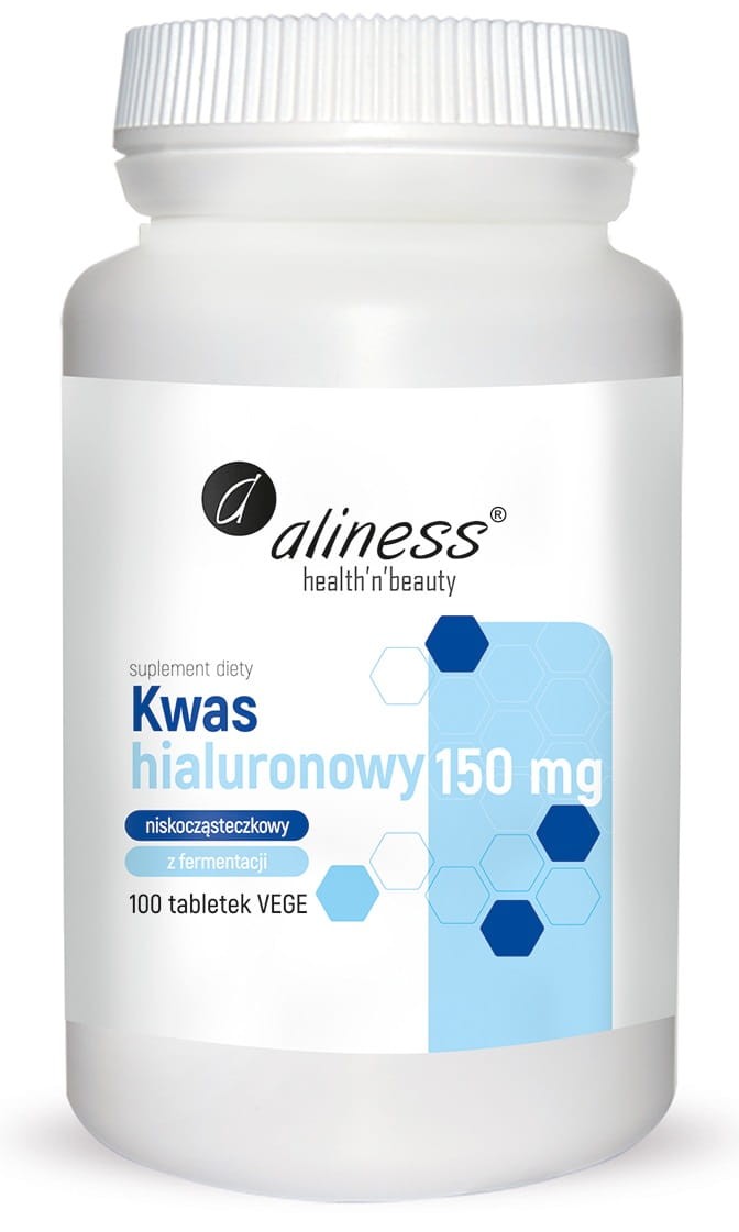 Kwas Hialuronowy 150mg 100 tabletek - Aliness