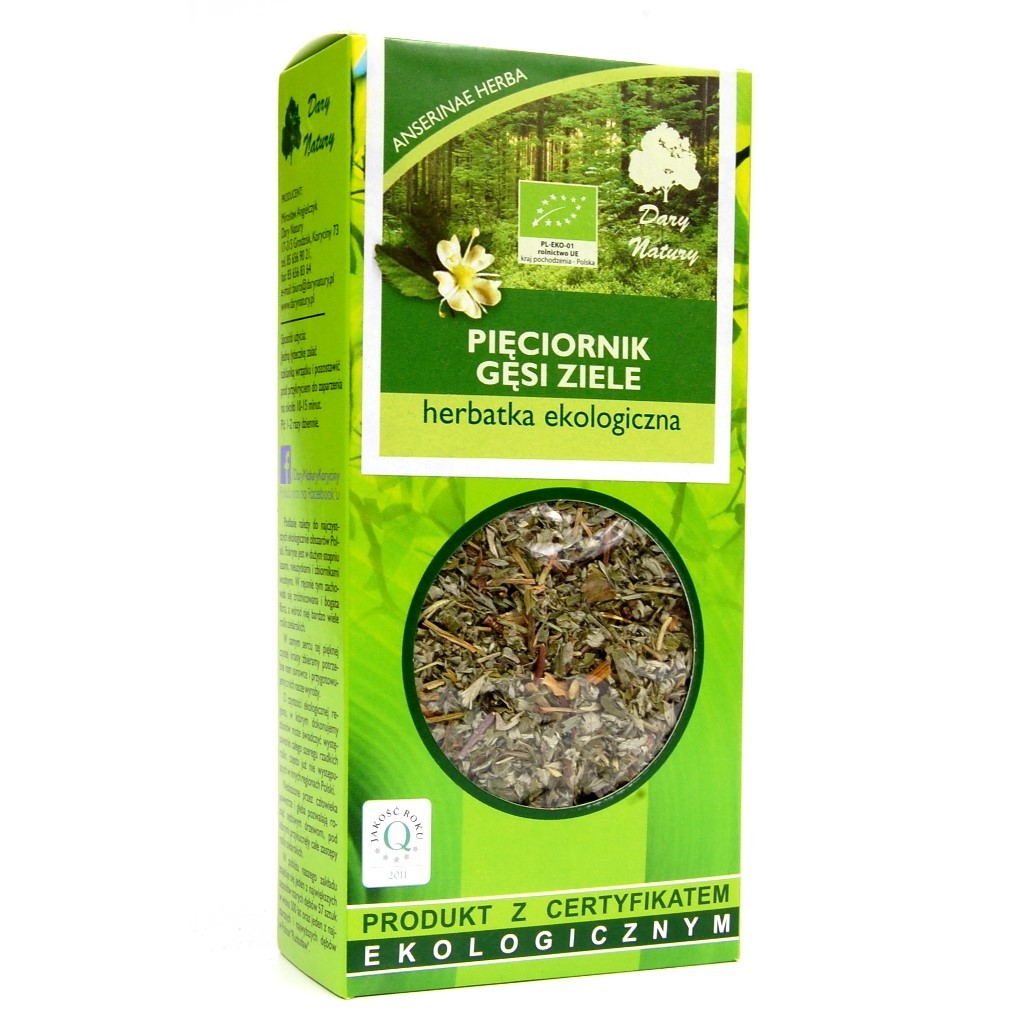 Herbatka Pięciornik Gęsi Ziele BIO 50g - Dary Natury