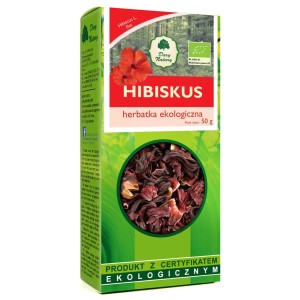 Herbatka Hibiskus BIO 50g - Dary Natury