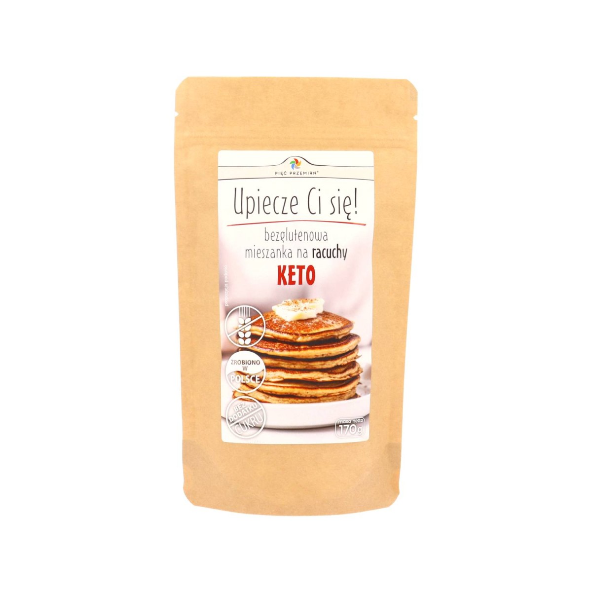 Mieszanka do Wypieku Racuchów KETO bezglutenowa 170g - Pięć Przemian
