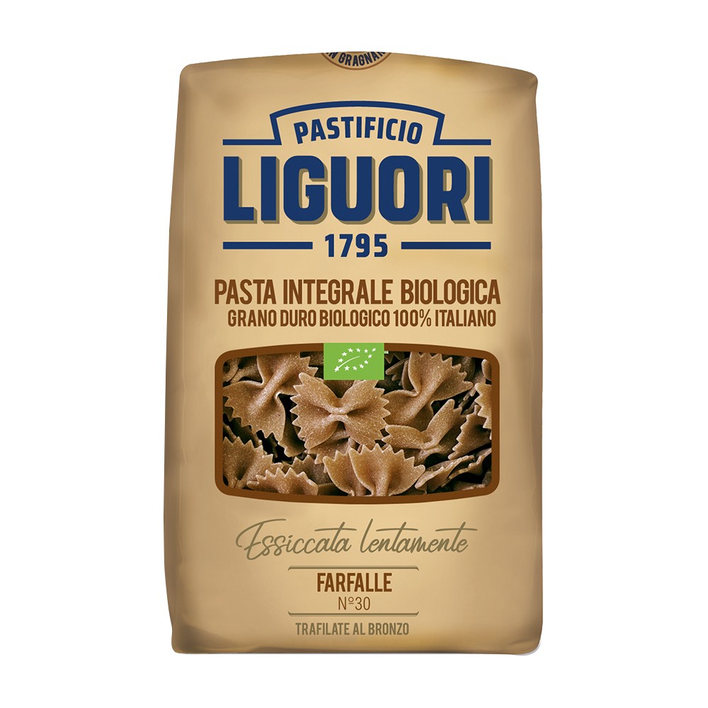 Makaron Farfalle Pełnoziarnisty BIO 500g - Pastificio Liguori