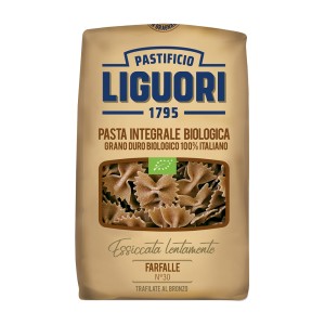 Makaron Farfalle Pełnoziarnisty BIO 500g - Pastificio Liguori