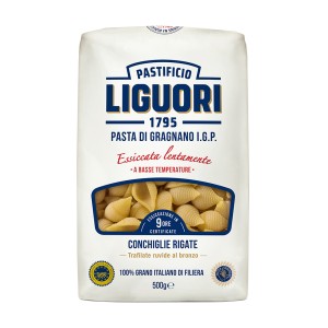 Makaron Conchiglie Rigate 500g - Pastificio Liguori