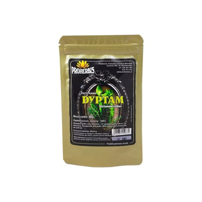 Dyptam Korzeń Mielony 40g - Proherbis