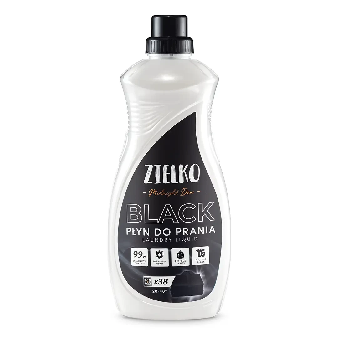 Płyn do Prania Tkanin Czarnych i Ciemnych Midnight Dew 1520 ml - Zielko