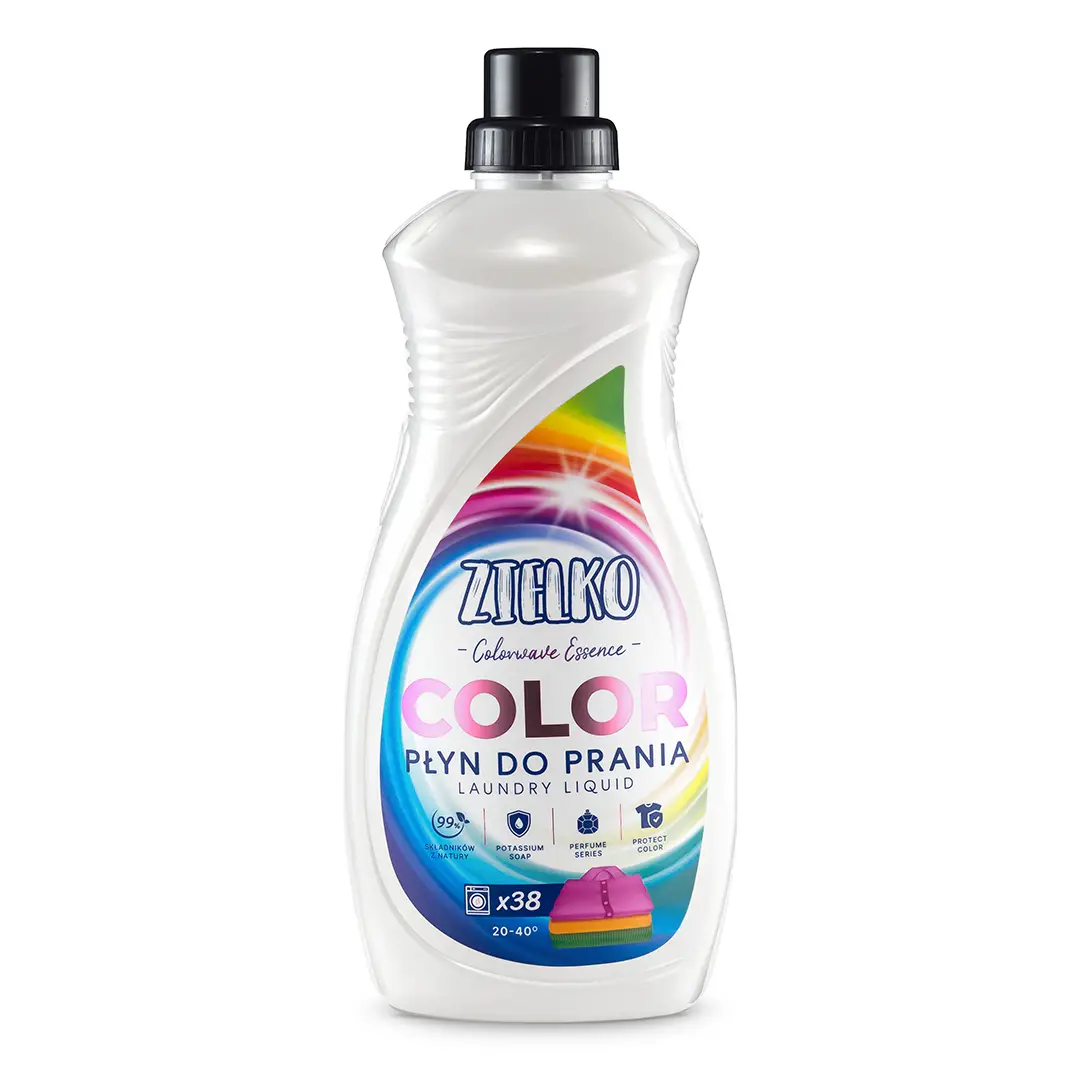 Płyn do Prania Tkanin Kolorowych Colorwave Essence 1520 ml - Zielko