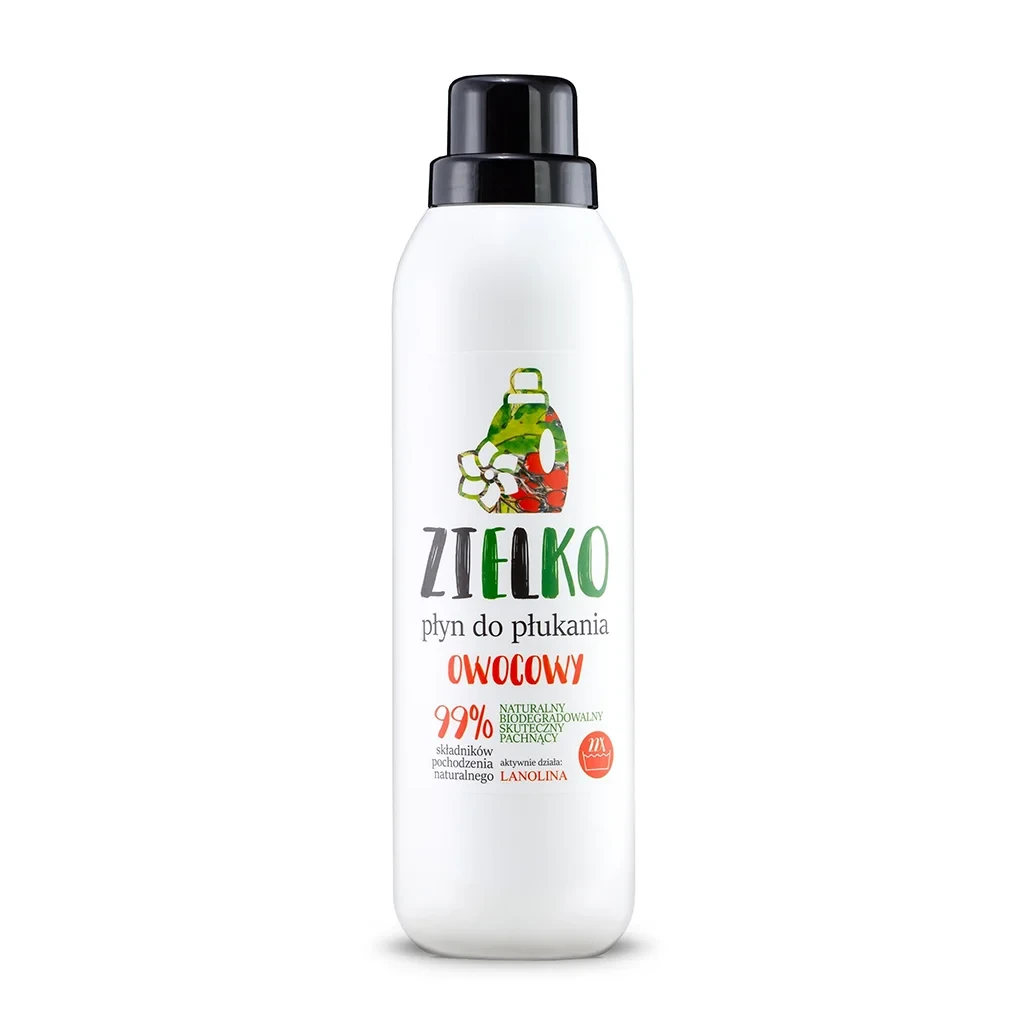 Płyn do Płukania Tkanin Owocowy 1000 ml - Zielko