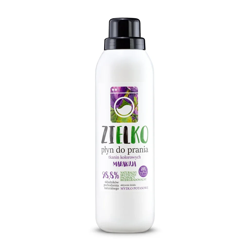 Płyn do Prania Tkanin Kolorowych Marakuja 1000 ml - Zielko