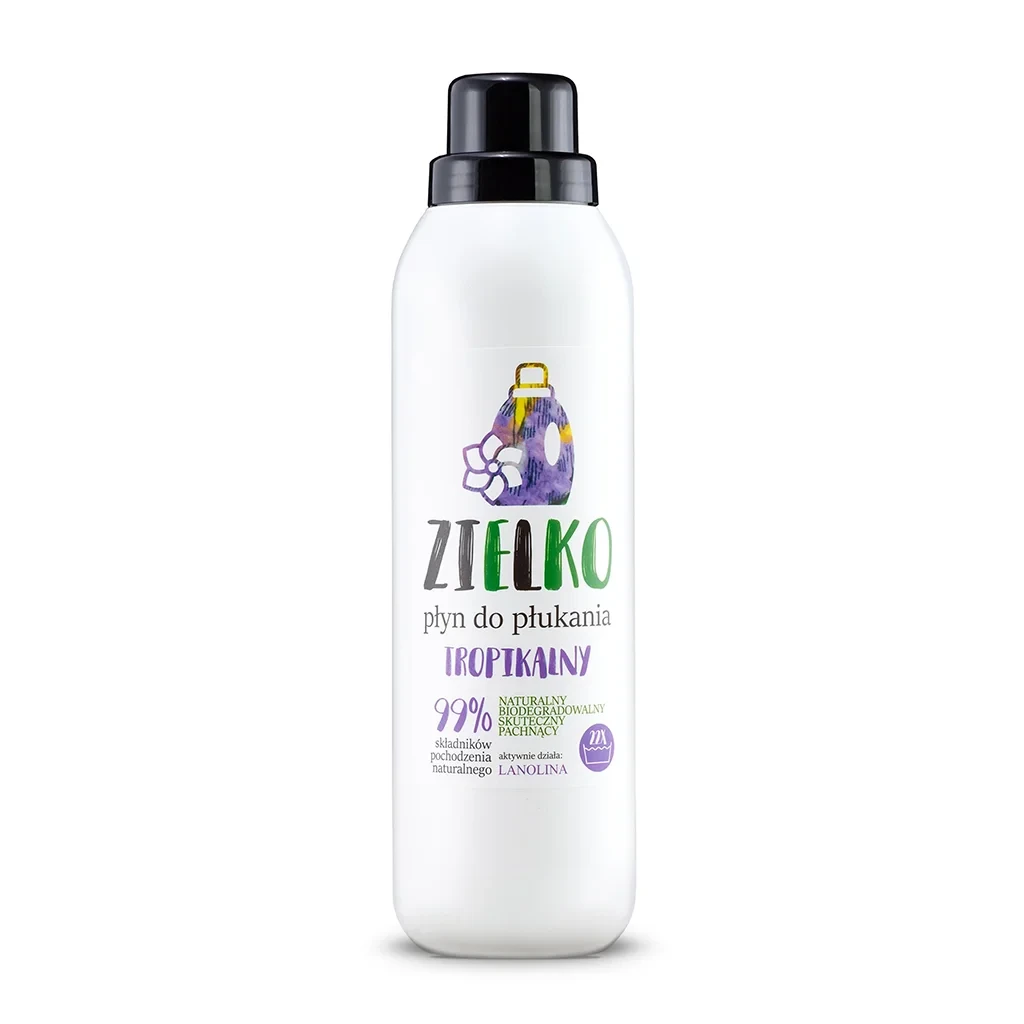 Płyn do Płukania Tkanin Tropikalny 1000 ml - Zielko