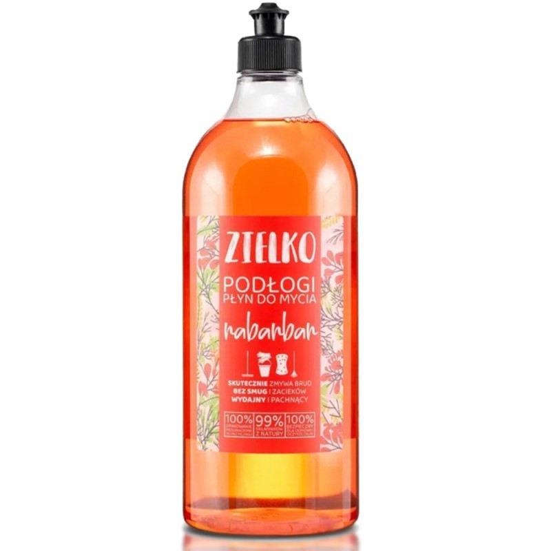Płyn do Mycia Podłóg Rabarbar 1000 ml - Zielko