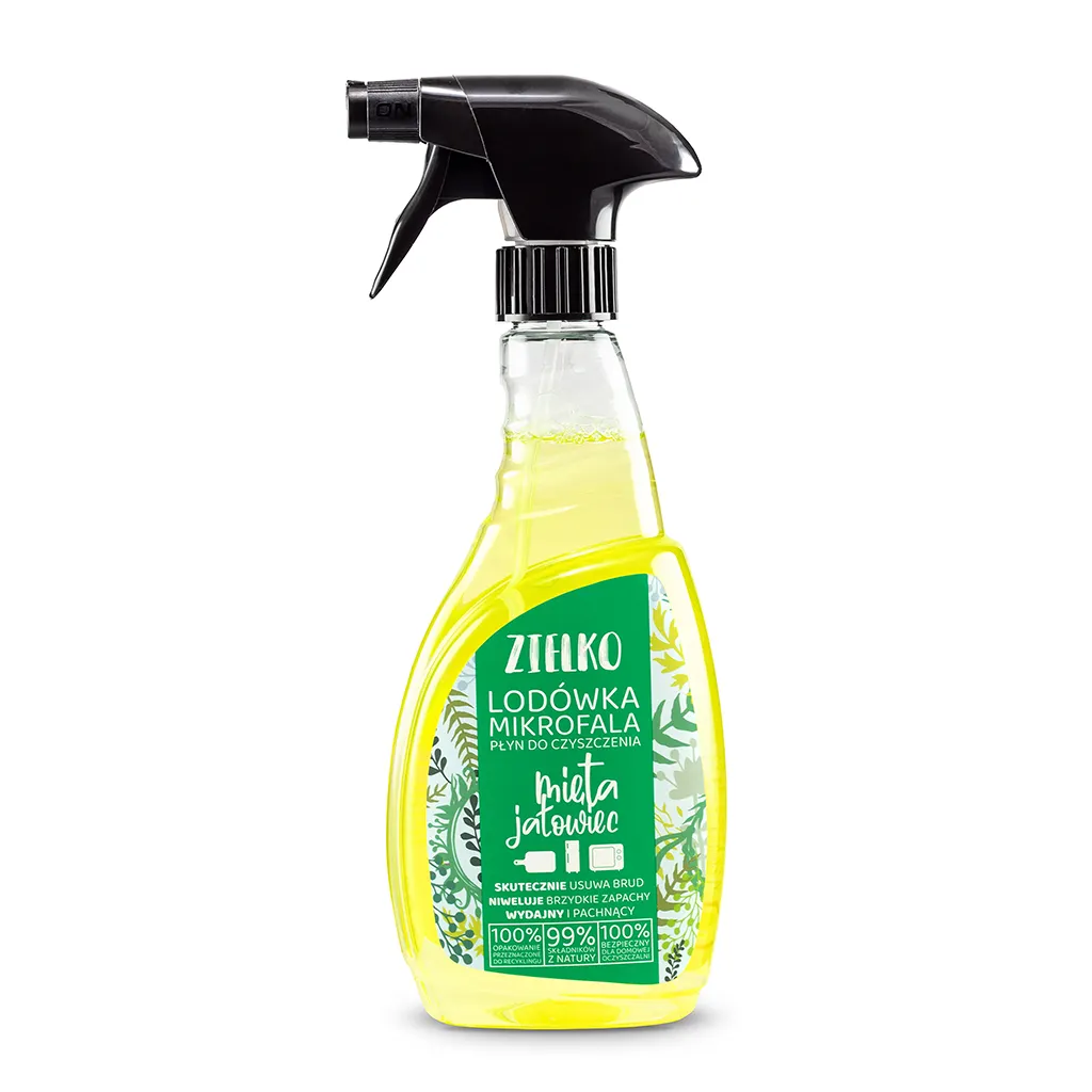 Płyn do Czyszczenia Lodówki i Mikrofalówki Mięta Jałowiec 500 ml - Zielko