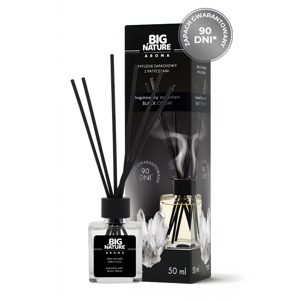 Dyfuzor Zapachowy Inspirowany Zapachem Black Opium 50 ml - Big Nature