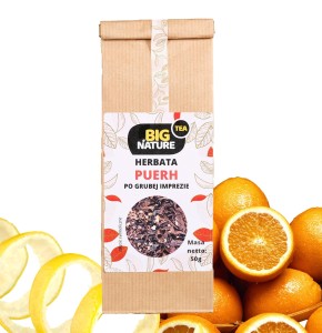 Herbata Puerh Po Grubej Imprezie 50 g - Big Nature
