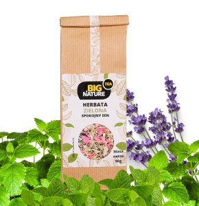 Herbata Zielona Spokojny Sen 50 g - Big Nature