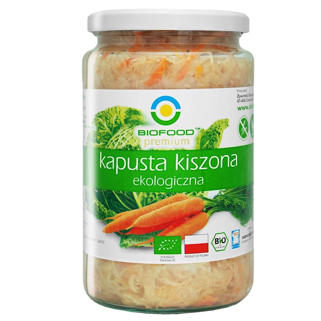 Kapusta Kiszona bezglutenowa BIO 550g - Bio Food