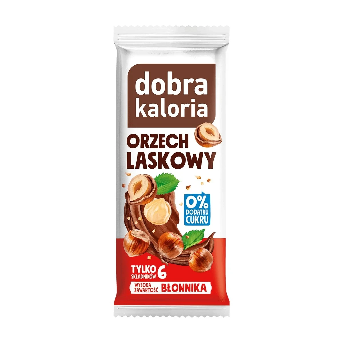 Baton Owocowy Orzech Laskowy 35 g - Dobra Kaloria