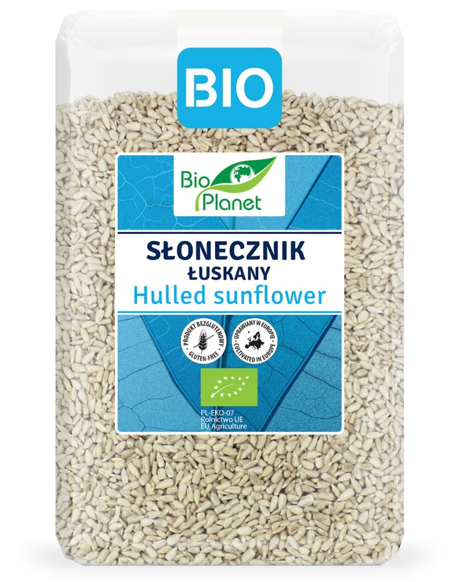 Słonecznik Łuskany bezglutenowy BIO 1,5 kg - Bio Planet