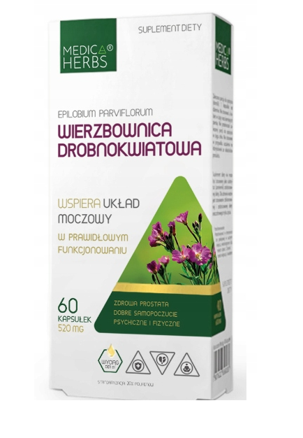 Wierzbownica Drobnokwiatowa 520 mg 60 kapsułek - Medica Herbs