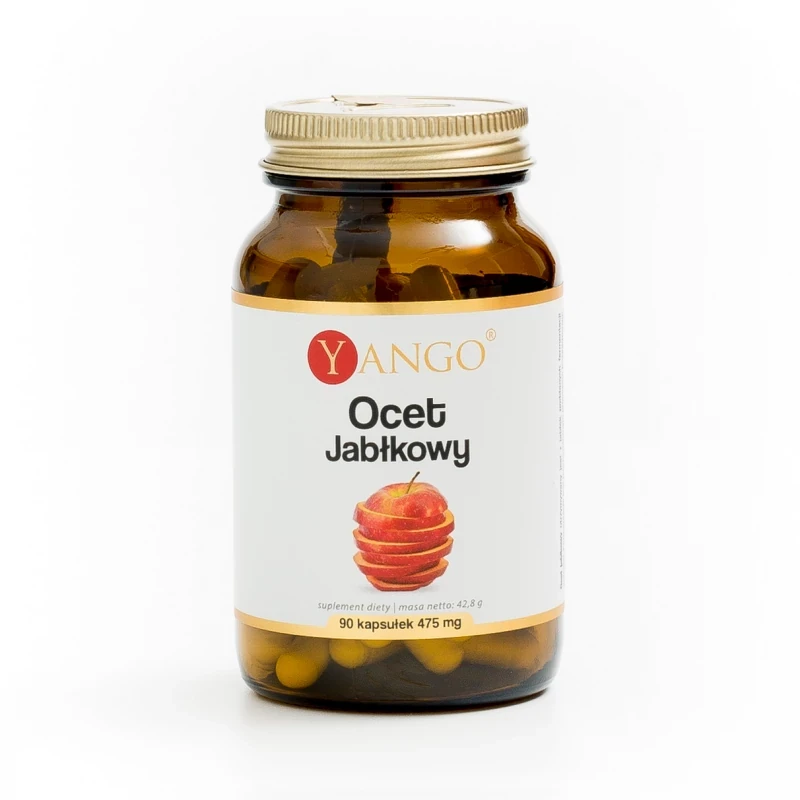 Ocet Jabłkowy 475 mg 90 kapsułek - Yango
