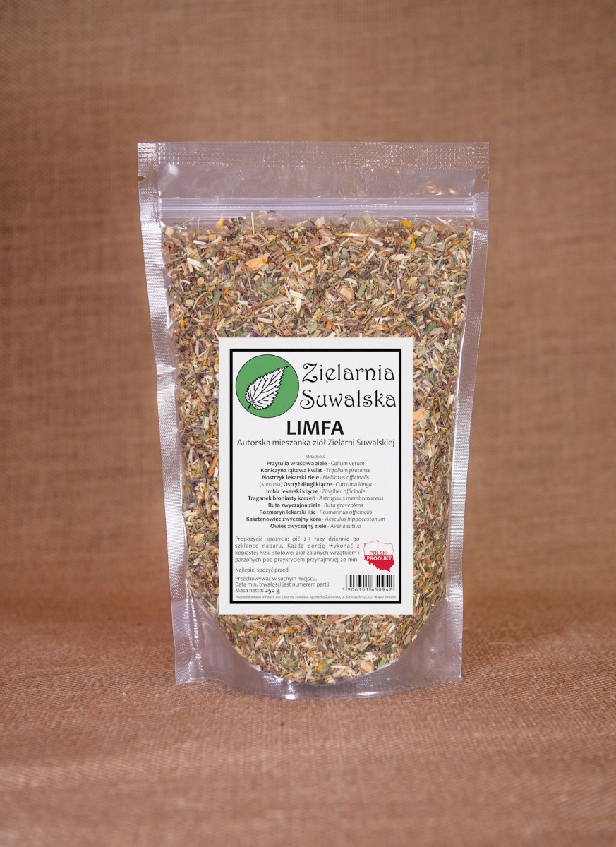 Zioła Limfa 250 g - Zielarnia Suwalska