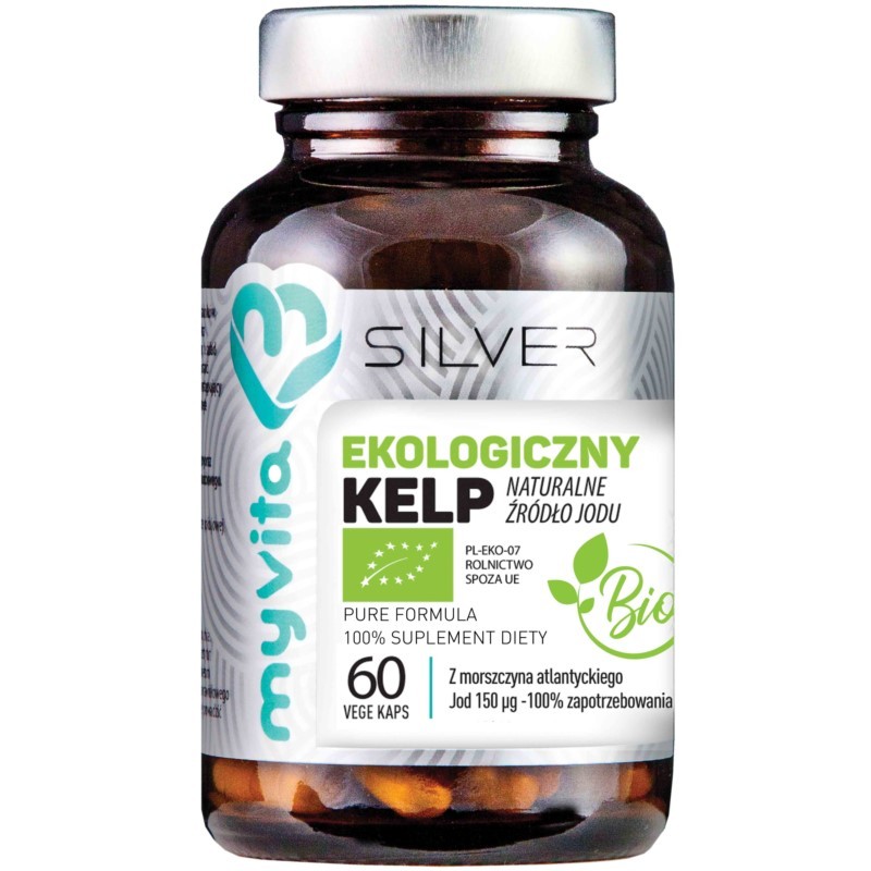 Kelp Naturalne Źródło Jodu 150 µg 60 kapsułek - MyVita