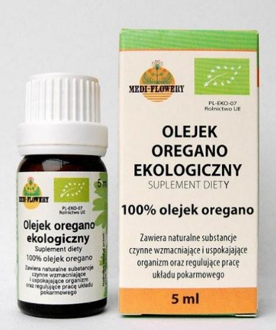 Olejek z Oregano 100% BIO 5 ml - Medi-Flowery