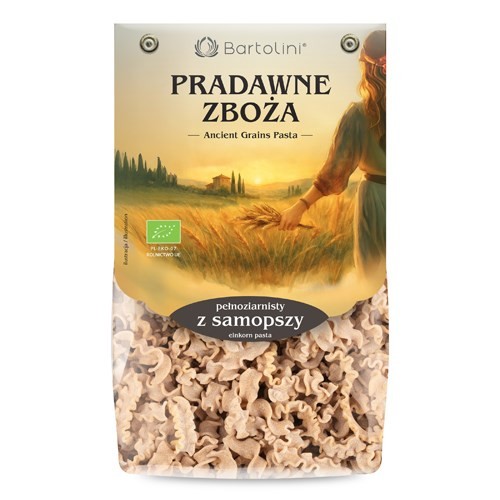 Makaron z Samopszy Pełnoziarnisty BIO 250 g - Bartolini
