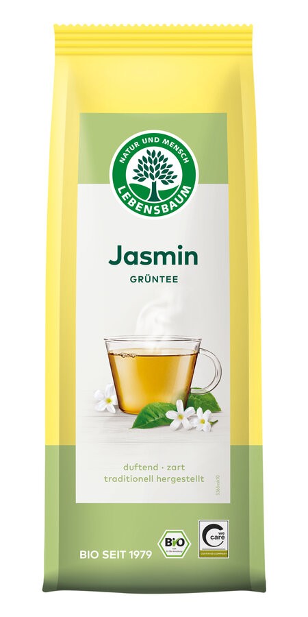 Herbata Zielona Jaśminowa BIO 75 g - Lebensbaum