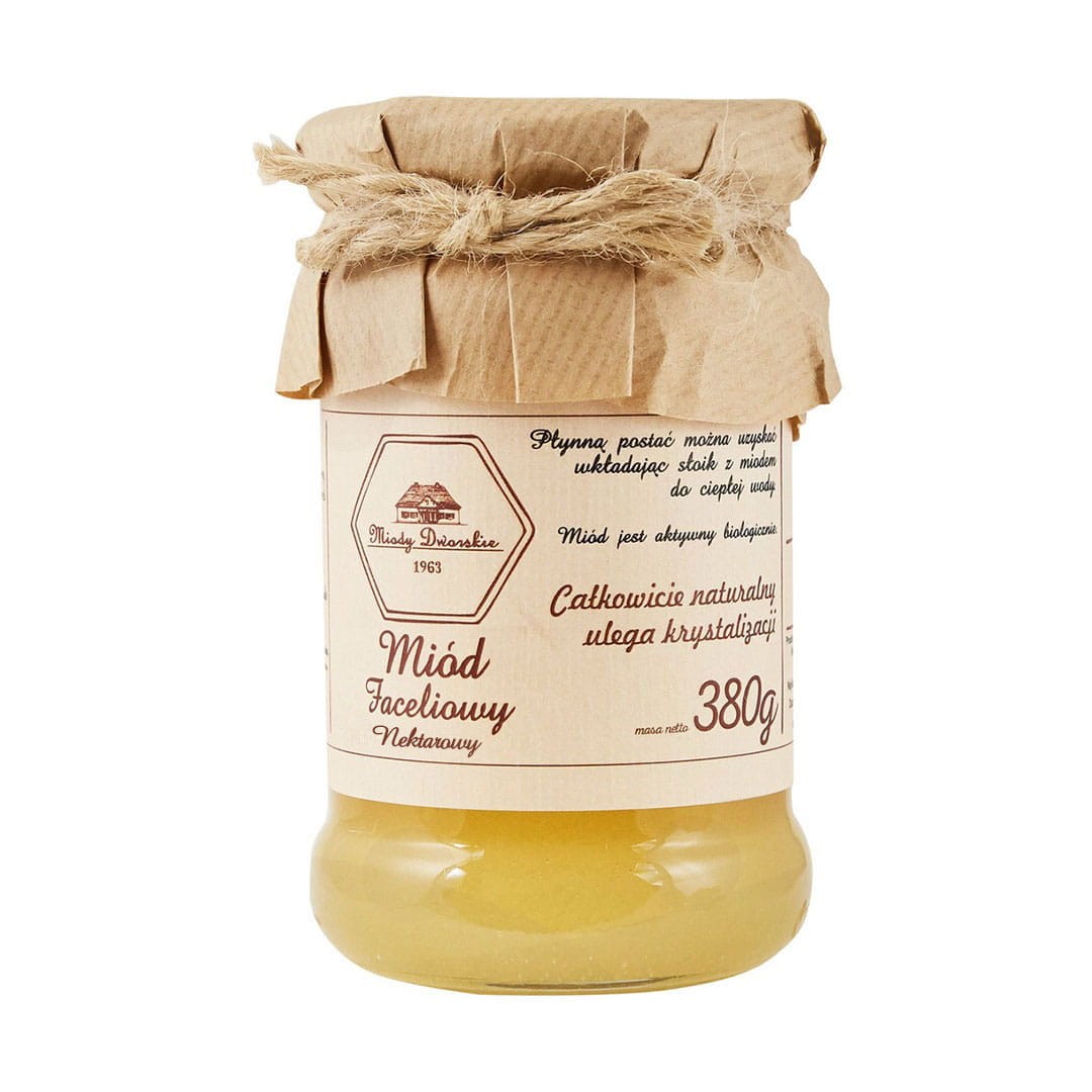 Miód Faceliowy 380 g - Miody Dworskie