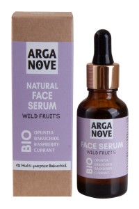 Liftingujące Serum do Twarzy Bakuchiol&Opuncja Figowa&Dzikie Owoce BIO 30 ml - ArgaNove
