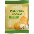 Ciastko Pistacjowe z Białą Czekoladą bezglutenowe bez dodatku cukru 45 g - Frank&amp;Oli
