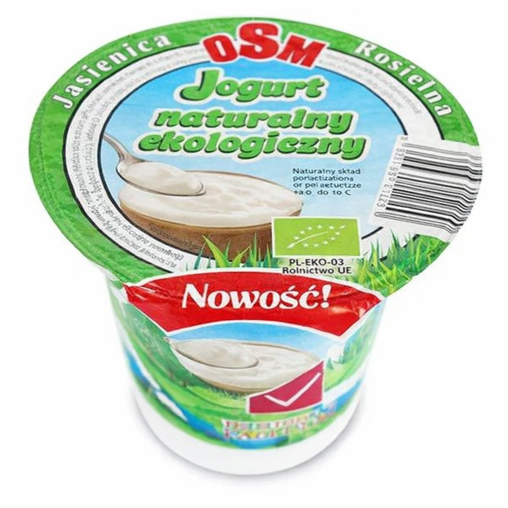 Jogurt Naturalny BIO 150 g - OSM Jasienica Rosielna
